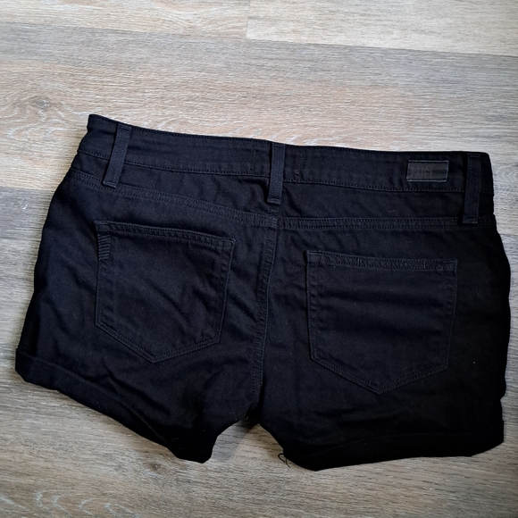Paige Jimmy Jimmy Short in Black Overdye - Picture 6 of 10
